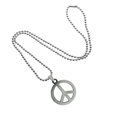 Hollow Peace Pendant By Menjewell